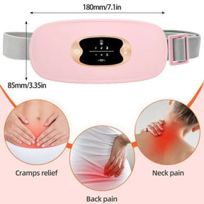 Heating Pads for Cramps Portable Cordless Pad for Women - Fast Heating Menstrual Period,Back and Cramp Relief - 3 Heat Levels and 3 Massage Modes - Rechargeable and Safe