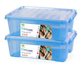 CLEAR LOCK STORAGE BOX 2 PC SET - L 10LTR