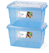 CLEAR LOCK STORAGE BOX 2 PC SET - M 7LTR