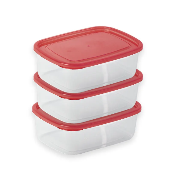 CRISPER FOOD CONTAINER 3PCS SET - XL 2500ML