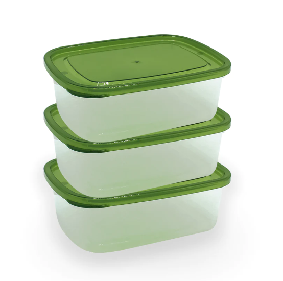 CRISPER FOOD CONTAINER 3PCS SET - XL 2500ML