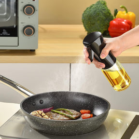 Oil Spray Bottle 200ML Pump for Oil-Control Kitchen Olive Oil-Sprayer Pot Bottle Dispenser Gadget Cooking Tools For BBQ ,Baking, Frying, Salad