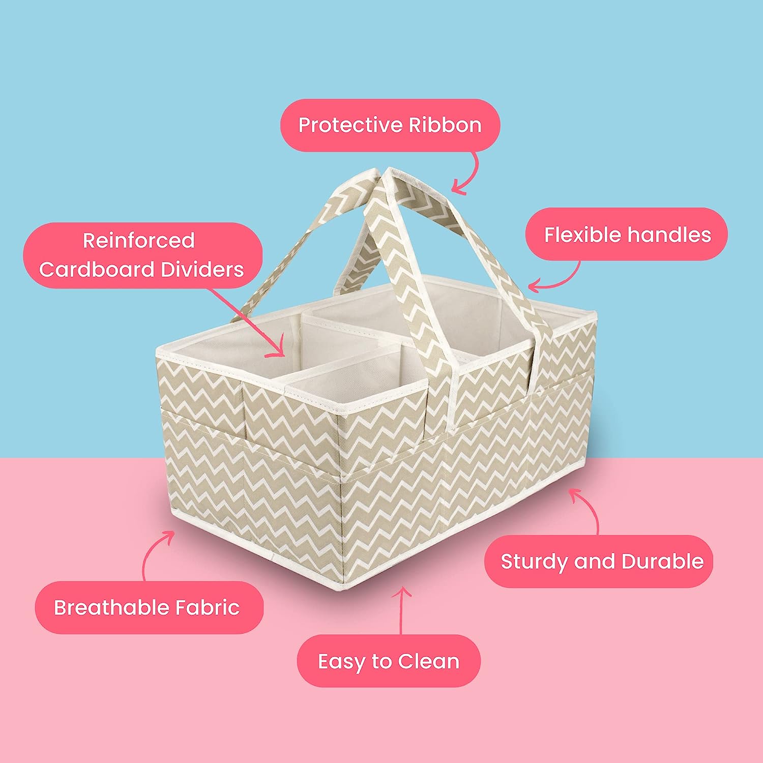 Baby Diaper Caddy Organizer