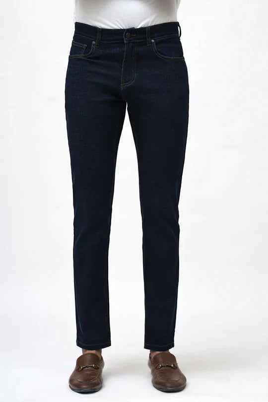 SLIM FIT DARK BLUE JEANS