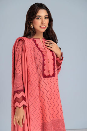 PINK-JACQUARD-3 PIECE (RBN233P18B)