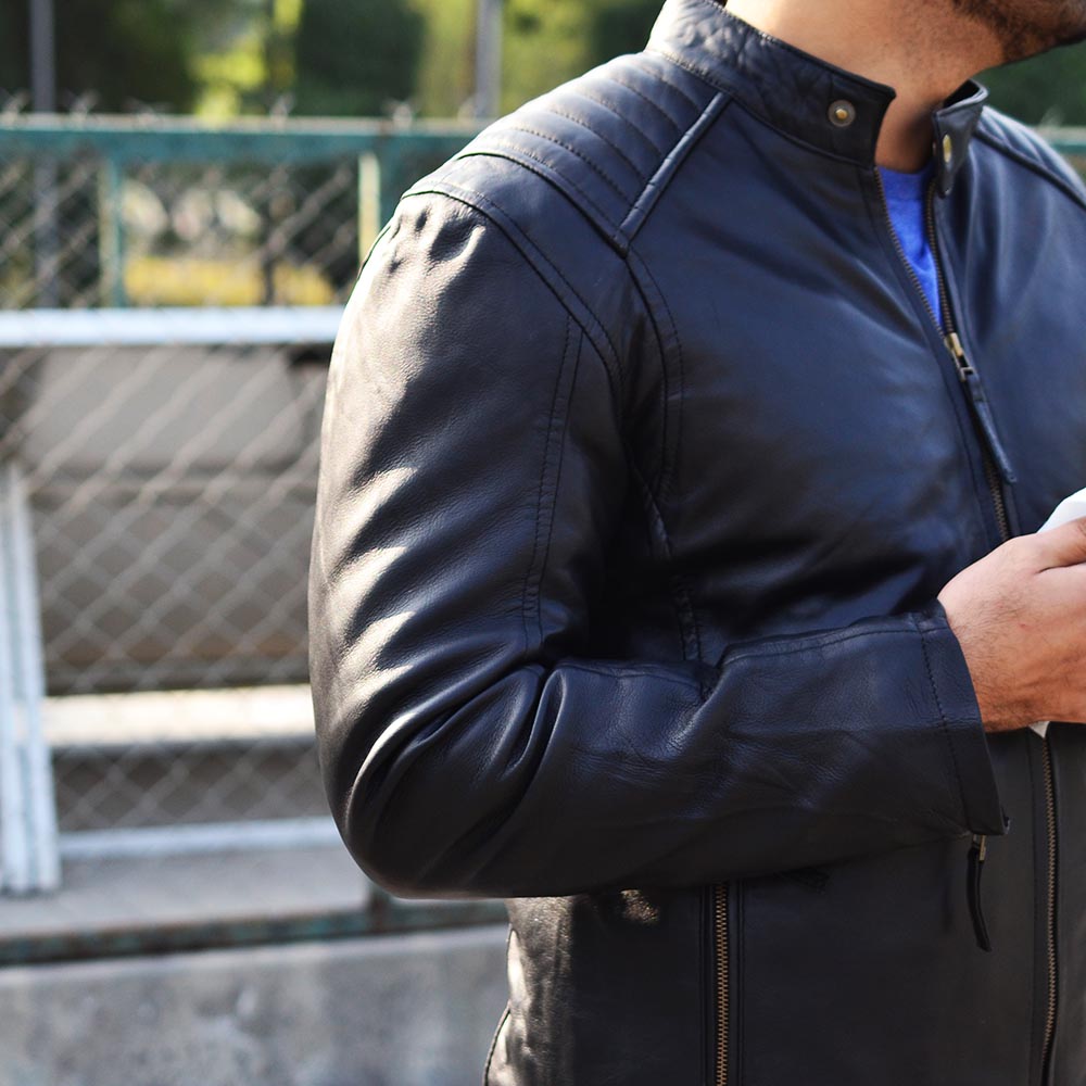 Black Leather Jacket For Men